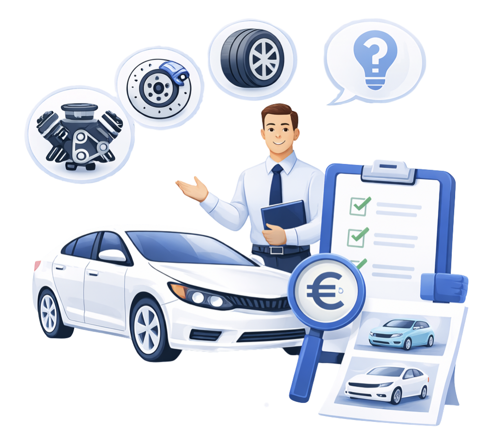 gebrauchtwagencheck illustration